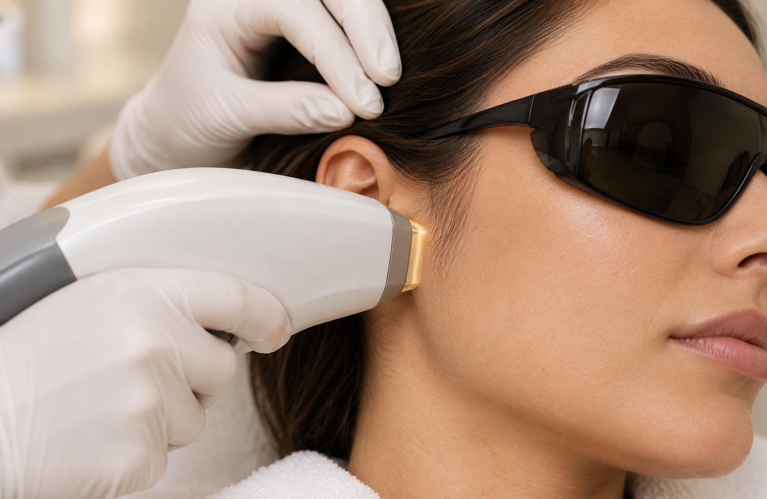 Aesthetic Lounges Laser Hair Removal Women Sideburns