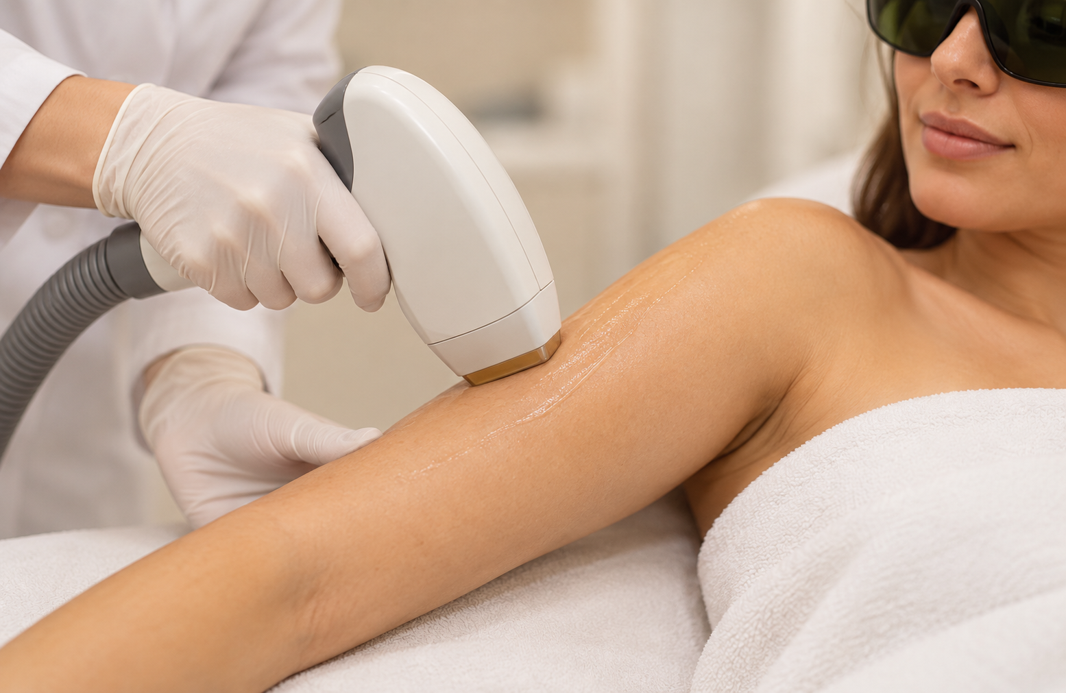 Aesthetic Lounges Laser Hair Removal Women Upper Arms